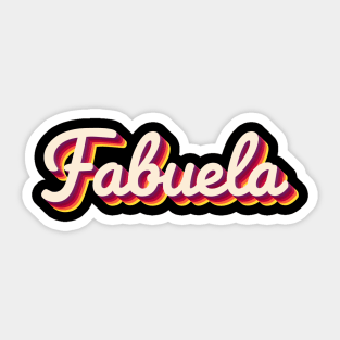 Fabuela Sticker